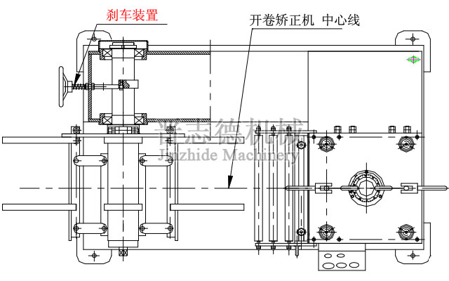 开卷矫正机结构